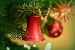 christmas picture, christmas decorations, bell