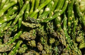 asparagus, green asparagus, green