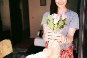 bouquet, flowers, gift