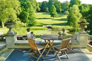 castle park, hotel, terrace