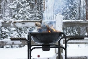 Gartenparty im Winter