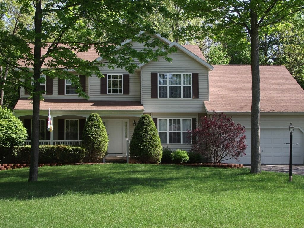house, home, yard