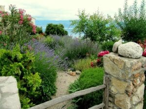 mediterranean, stone, garden