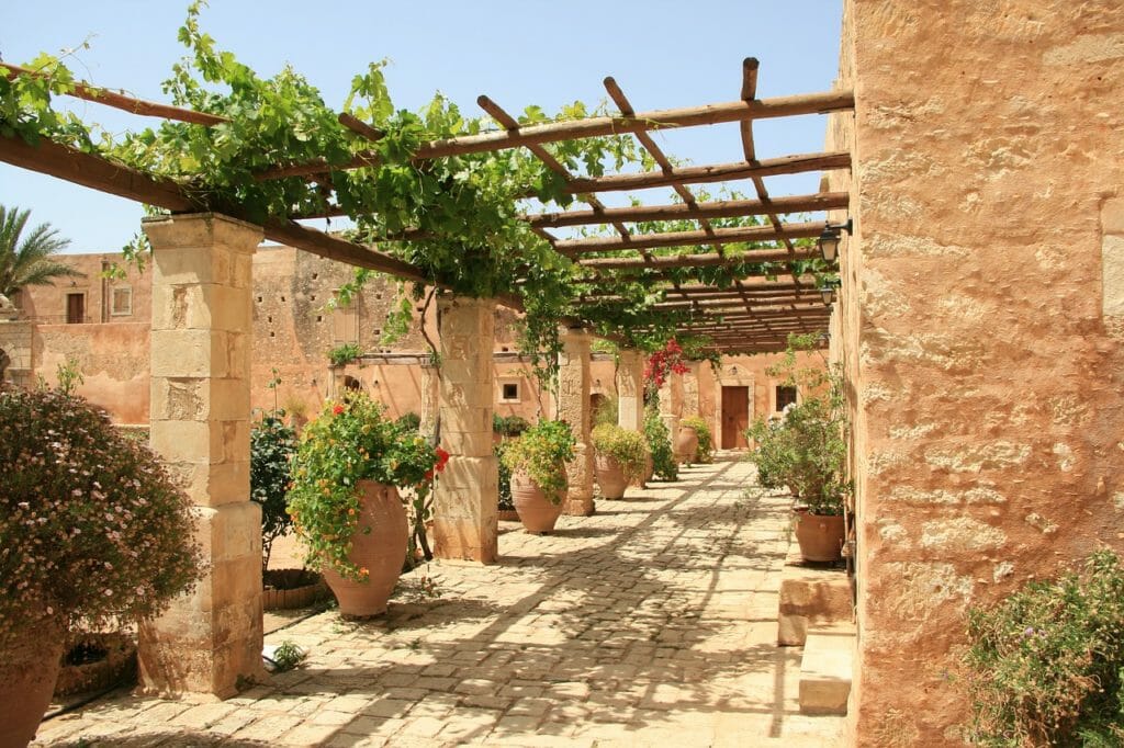 monastery, mediterranean, greece