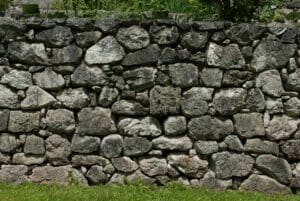 stone wall, wall, garden